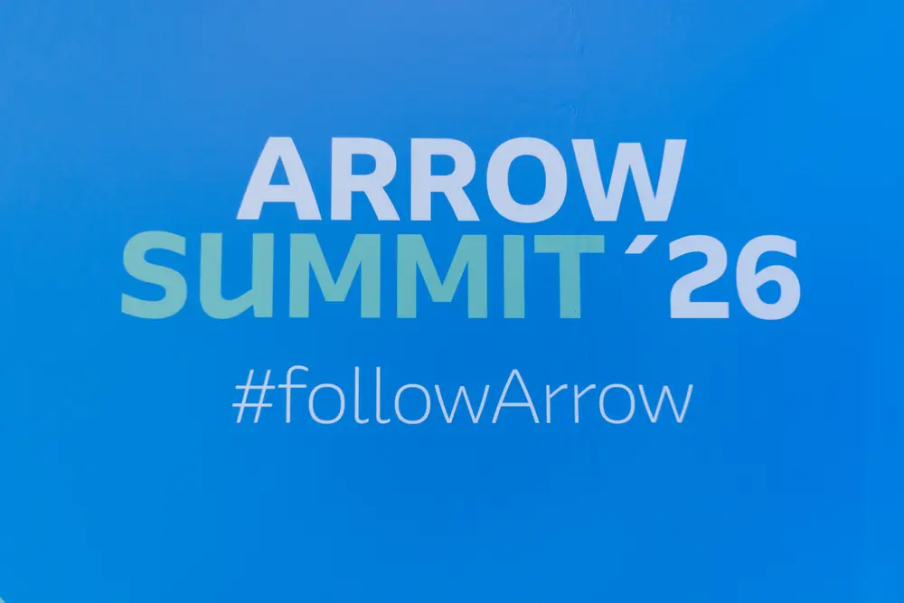 Painel de marca do Arrow Summit